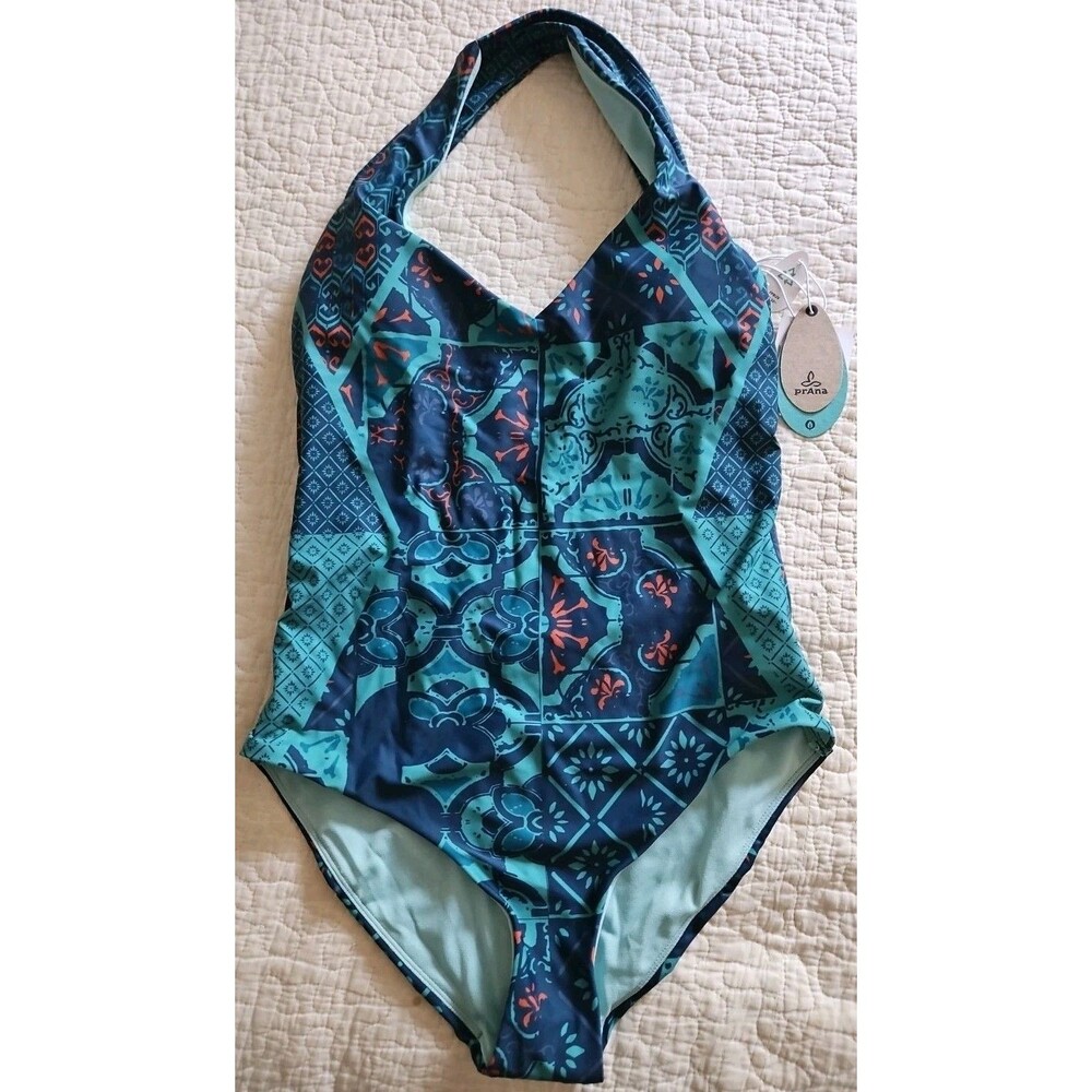 NWT Prana Ella One Piece Swimsuit Size SMALL UPF 50